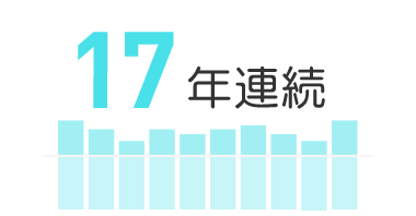 17年連続